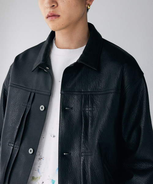 NZ ラムレザー トラッカージャケット（ブルゾン）｜JOURNAL STANDARD