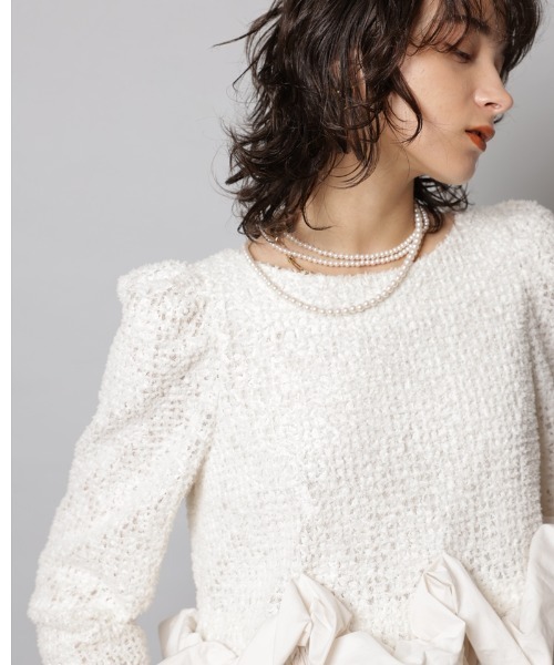 裾バルーンブラウス（シャツ/ブラウス）｜CADUNE（カデュネ）の