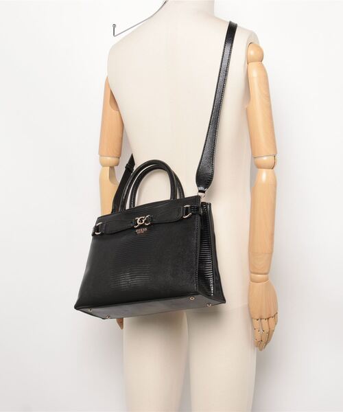 ARLENA Lizard Girlfriend Satchel ハンドバッグ サッチェル | GUESS