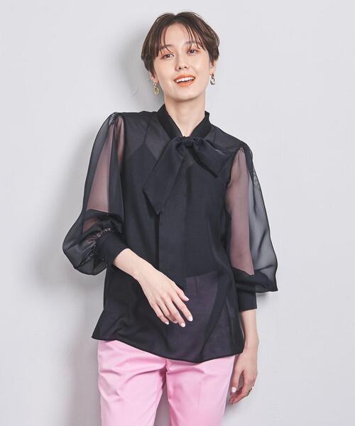 UNITED ARROWS（ユナイテッドアローズ）の「シアー ボウタイ ブラウス
