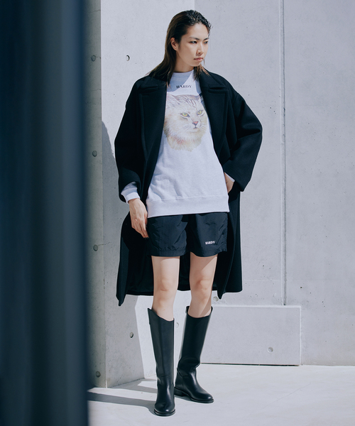 CAT PRINT スウエット（スウェット）｜HARDY NOIR（アルディーノアール