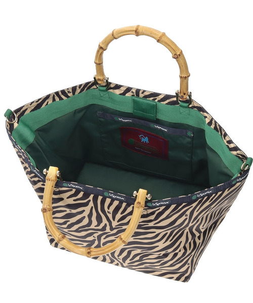 LeSportsac（レスポートサック）の「MEDIUM BAMBOO TOTE 2 クリーム
