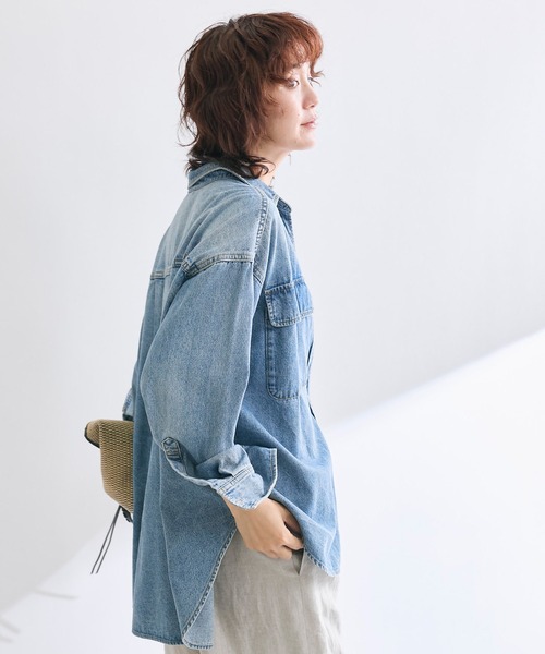 MONN.:./ビッグデニムシャツ（シャツ/ブラウス）｜RIVE DROITE