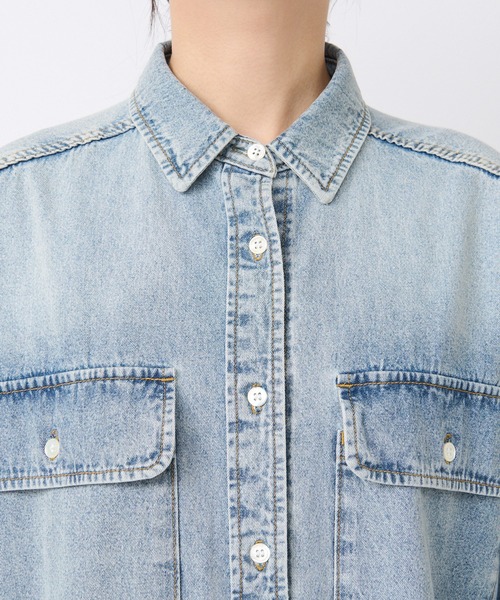 MONN.:./ビッグデニムシャツ（シャツ/ブラウス）｜RIVE DROITE