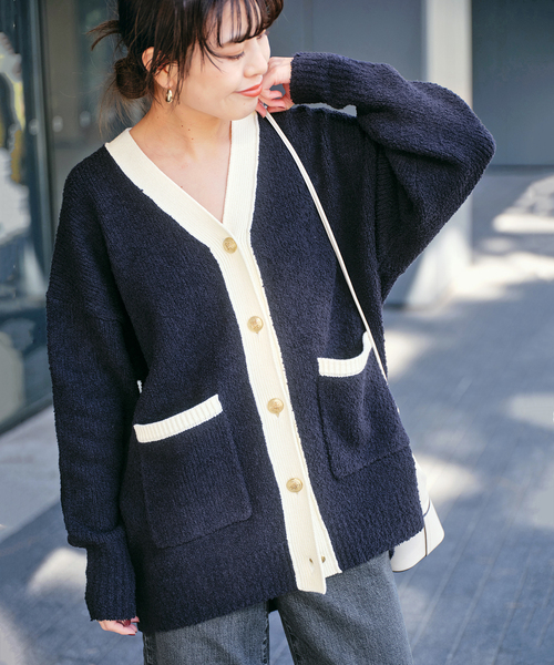 Spick & Span（スピックアンドスパン）の「ファンシーヤーンバイカラー