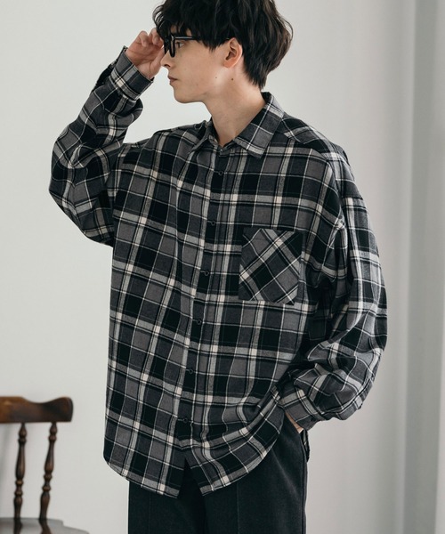 Rocky Monroe（ロッキーモンロー）の「オーバーサイズフランネルシャツ