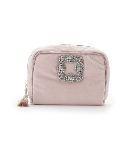 snidel ポーチチャーム付きUVカットアームカバー ライトピンク