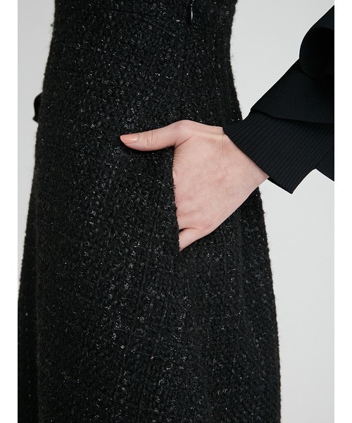 CELFORD（セルフォード）の「ツイードロングジャンパードレス