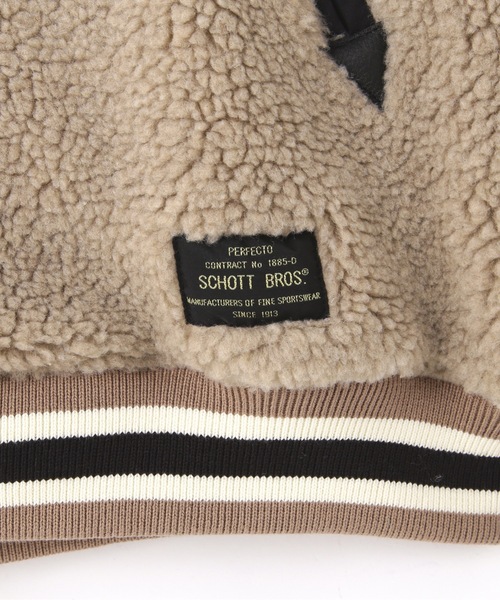 schott（ショット）の「Schott/ショット/BOA STADIUM JACKET/ボア