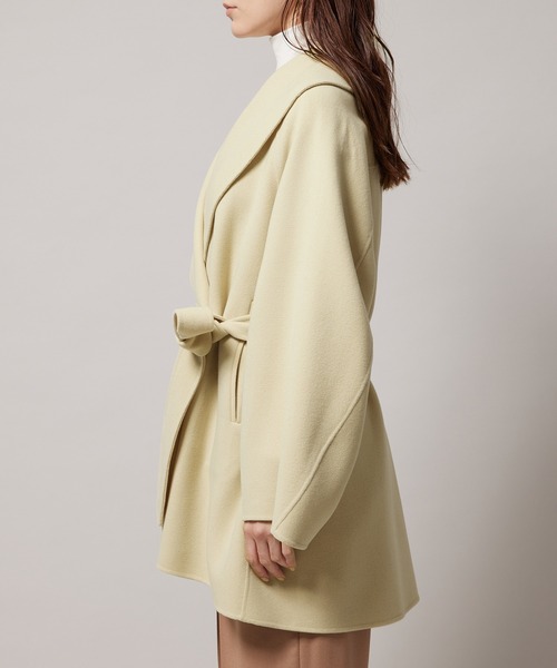 ROPE'（ロペ）の「【VERY12月号掲載】軽量起毛メルトンショールカラー