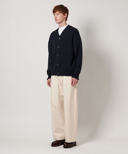 セール】＜LOEFF＞9ゲージ フリンジ カーディガン UNISEX（ニット