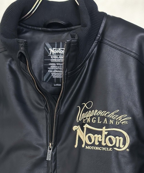 Norton 】MAXデザインナPUジャケット（スタジャン）｜Norton（ノートン