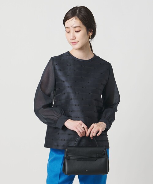 リボン カットジャガード ブラウス（シャツ/ブラウス）｜UNITED ARROWS