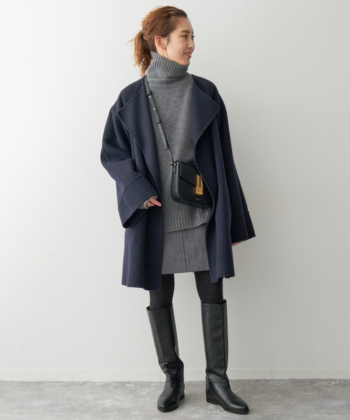 Spick & Span（スピックアンドスパン）の「110sリバーポンチョ風コート