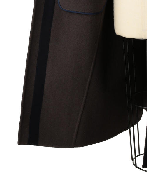 Drawer（ドゥロワー）の「Drawer ウールカシミヤ2WAYノーカラーコート