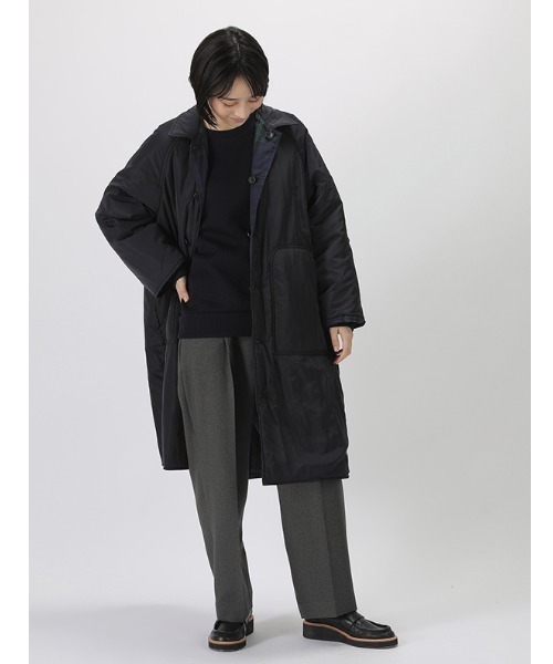 ZUCCa（ズッカ）の「リバーシブルアウター/コート（ノーカラーコート