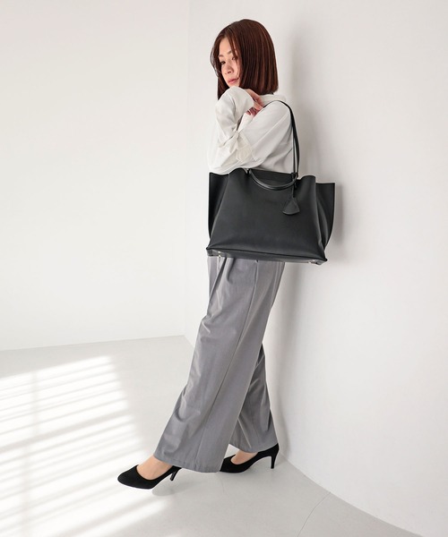 ドラマ着用 / 詳細動画あり】LILY / 横型A4トートバッグ（トートバッグ