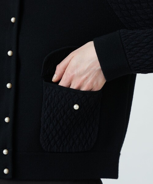 BALLSEY（ボールジィ）の「ウールコットンパールコンビ クルーネック