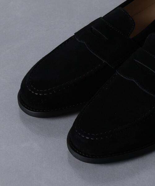 ユナイテッドアローズ メンズ スエード ローファー 黒 25.5 UNITED ARROWS｜ユナイテッドアローズ（メンズ）のローファー通販