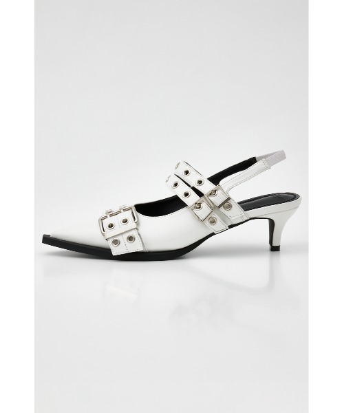 セール】【再入荷】POINTED TOE BELTED SANDAL ポインテッド
