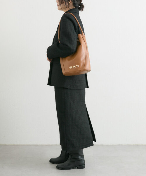 ear PAPILLONNER（イアパピヨネ）の「アニマルパーツバケットバッグ