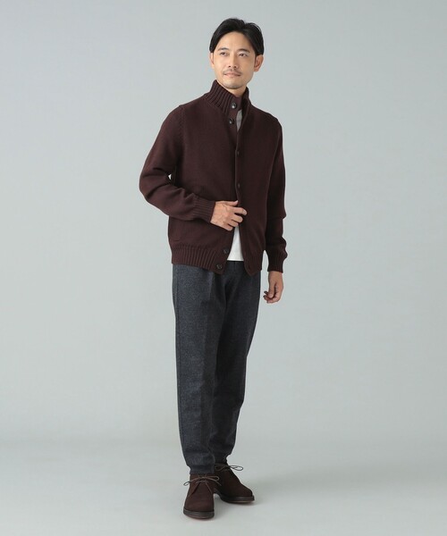 セール】【別注】BAFY / ウール スタンドカラー カーディガン（ニット