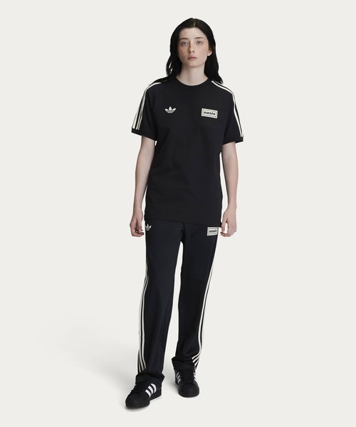 adidas Originals × Oasis ツアースリーストライプス Tシャツ
