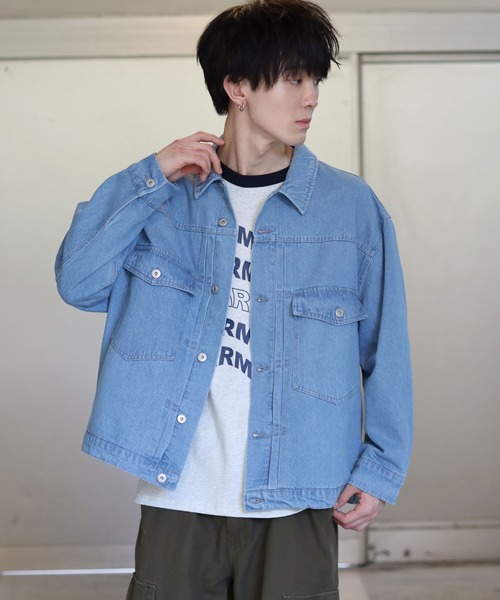 SITRY（シトリー）の「12oz over size denim jacket/オーバーサイズ