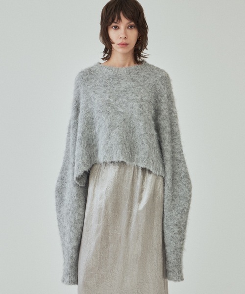 Long sleeve shaggy knit/ロングスリーブシャギーニット（ニット
