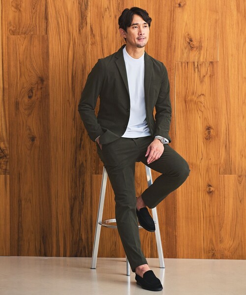 セール】【WEB限定】JUST fit コーデュロイ ナロー セットアップ