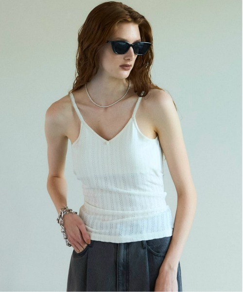 Cup In Jersey Lace Camisole/カップインジャージレースキャミソール