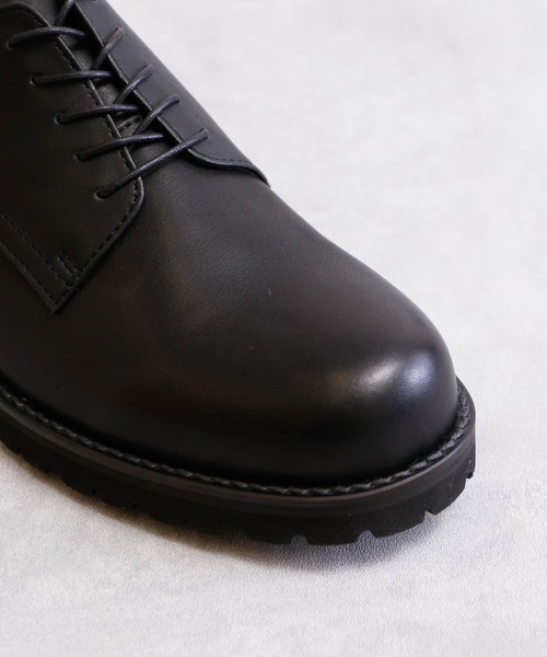 PADRONE パドローネ / DERBY PLAIN TOE SHOES（WATER PROOF LEATHER