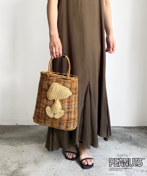 SNOOPY（スヌーピー）の「KIS Design:SNOOPY/Arurog basket tote（かご