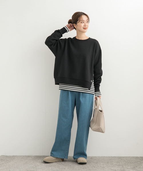 セール】『UR TECH』裏起毛サイド釦スウェット（スウェット）｜URBAN