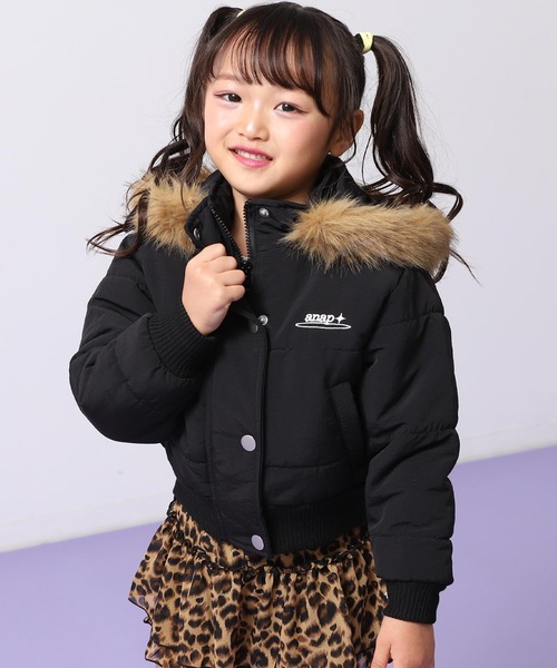 セール】フード ファー 付 中綿 ブルゾン【ジュニアお揃い】（ブルゾン