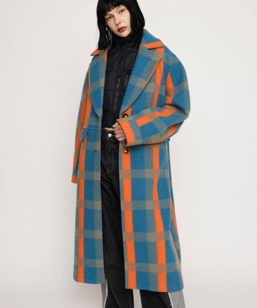 SLY（スライ）の「WOOL BLEND OVER LONG COAT ウールブレンド オーバー