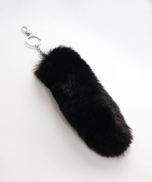 フェイクファー しっぽ キーホルダー（キーホルダー）｜4INT
