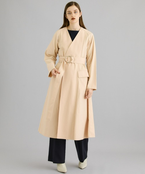 ELIN（エリン）の「【ELIN(エリン)】別注LADY NO COLLAR TRENCH COAT