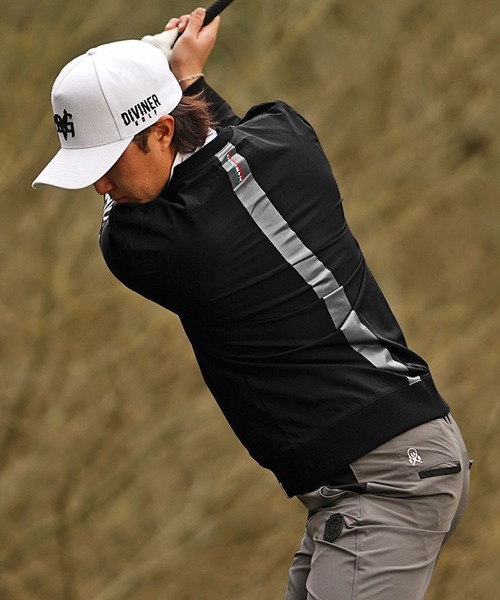 セール】【DIVINER GOLF】ストレッチ布帛プルオーバー メンズ ゴルフ
