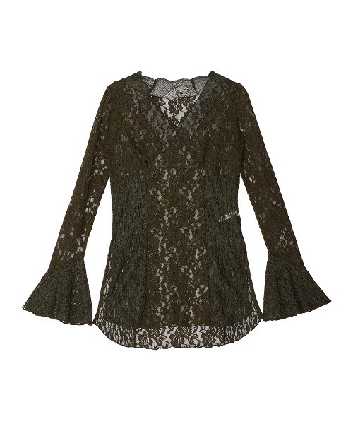 COMBINATION LACE TOP（Tシャツ/カットソー）｜Ameri（アメリ）の