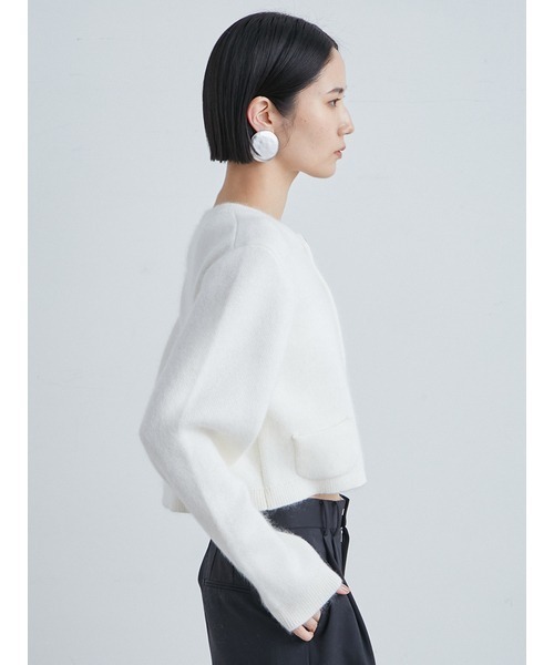 MIESROHE（ミースロエ）の「シャギーコンパクトカーディガン