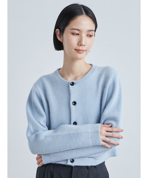 MIESROHE（ミースロエ）の「シャギーコンパクトカーディガン