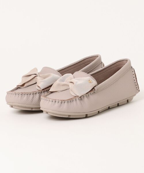 リボンモチーフソフトモカシン（モカシン/デッキシューズ）｜LANVIN en