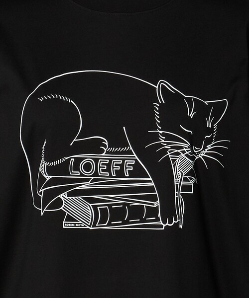 セール】＜LOEFF＞スリーピング キャット Tシャツ UNISEX（Tシャツ