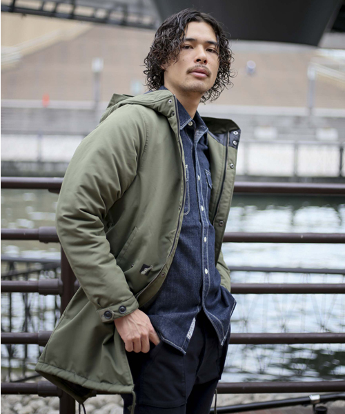 Denime（ドゥニーム）の「【WEBSTORE限定】モッズコート（ミリタリー