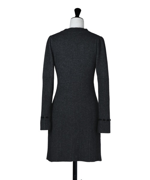 Her lip to（ハーリップトゥー）の「Moor Argyle Ribbon Knit Dress