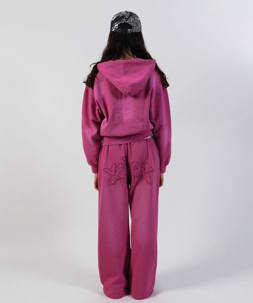 新色追加【sqnz（エスキュンズ）】sqnz washed wappen zip p/k