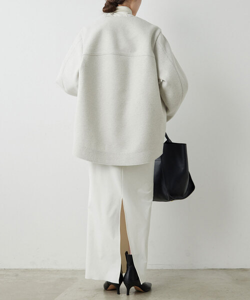 GALLARDAGALANTE（ガリャルダガランテ）の「ノーカラーミドルコート