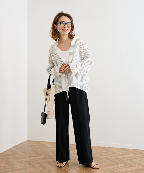 FRAMeWORK（フレームワーク）の「フレンチリネンドロストシャツ