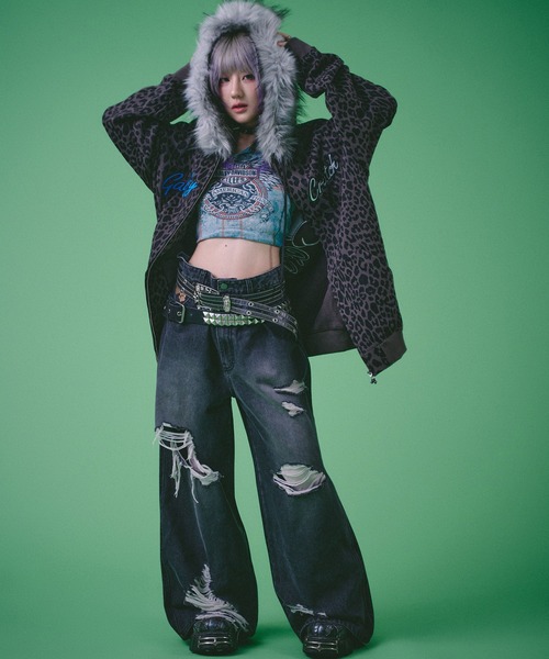 GALFY（ガルフィー）の「GALFY-全ギャルの為のヒョウ柄ぱぁかぁ